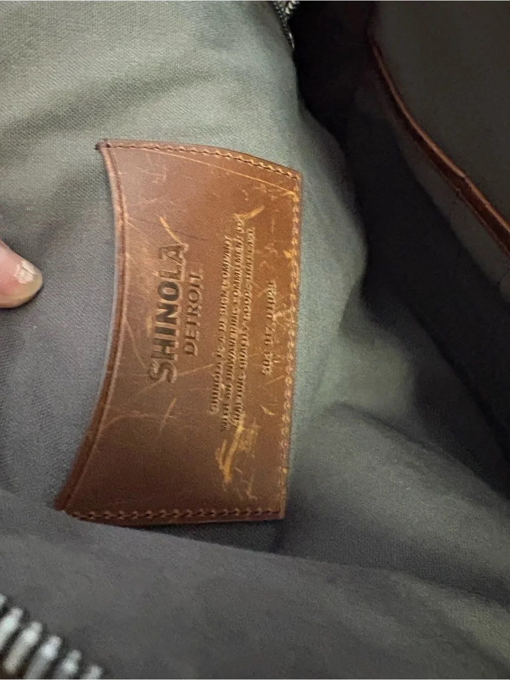 Shinola Brown Leather Backpack - Sleek Everyday Carry